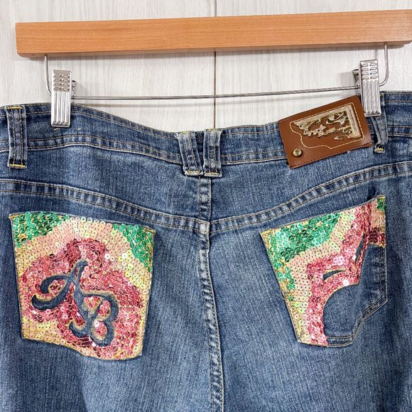 Vintage Y2K Apple Bottom Low Rise Jeans - Picture 2 of 8